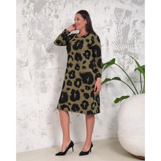 212666 patterned DRESS