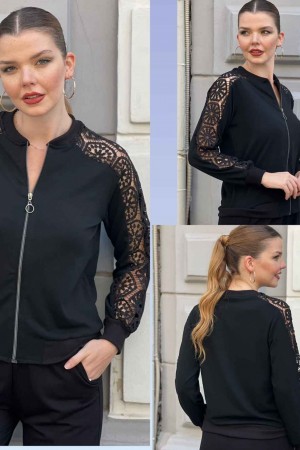 212668 TOPTAN SİYAH CEKET