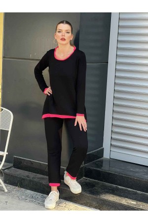 212669 TOPTAN SİYAH EŞOFMAN TAKIM