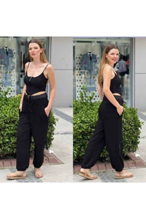 212671 TOPTAN SİYAH PANTOLON