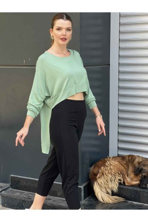 212683 TOPTAN SU YEŞİL BLUZ