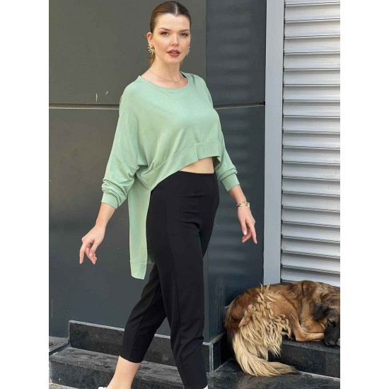 212683 Water is green BLOUSE