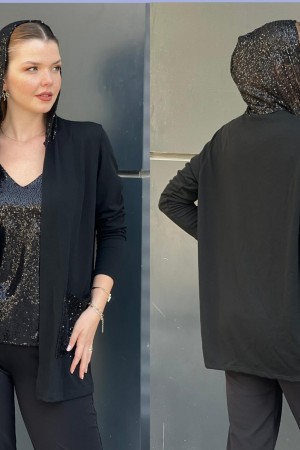 212686 TOPTAN SİYAH CEKET