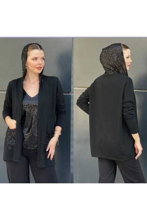 212686 TOPTAN SİYAH CEKET