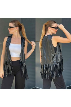 212687 TOPTAN SİYAH YELEK