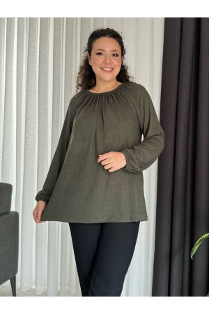 213245 TOPTAN HAKİ BLUZ