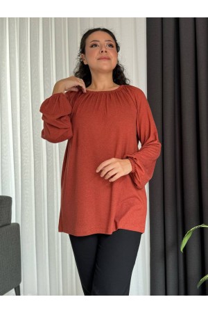 213250 TOPTAN KİREMİT BLUZ