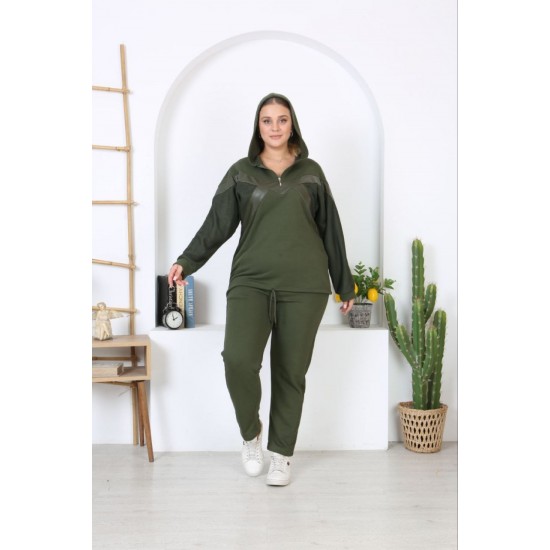 213312 khaki Track suitcase