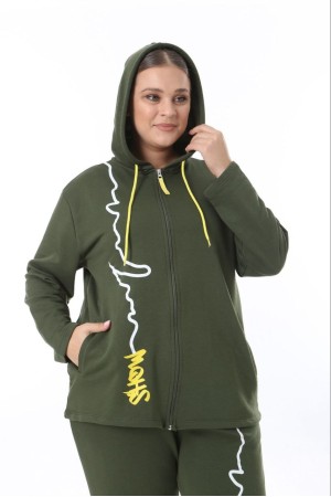 213316 TOPTAN HAKİ EŞOFMAN TAKIM