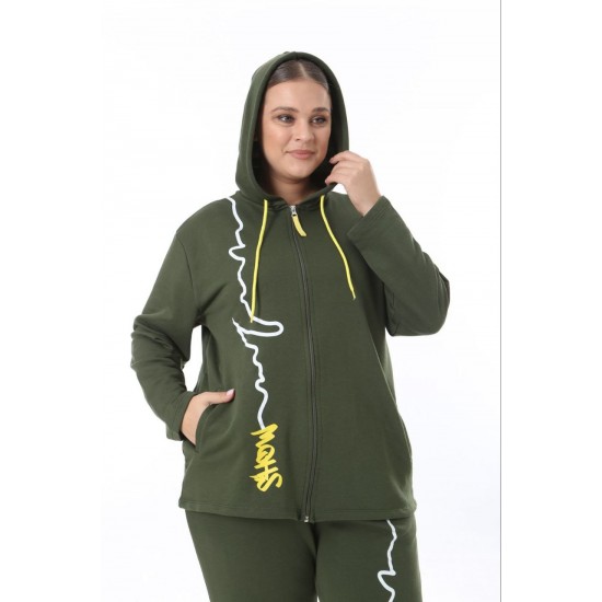 213316 khaki Track suitcase