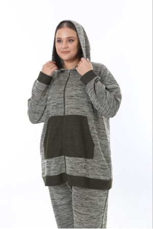 213319 TOPTAN HAKİ EŞOFMAN TAKIM