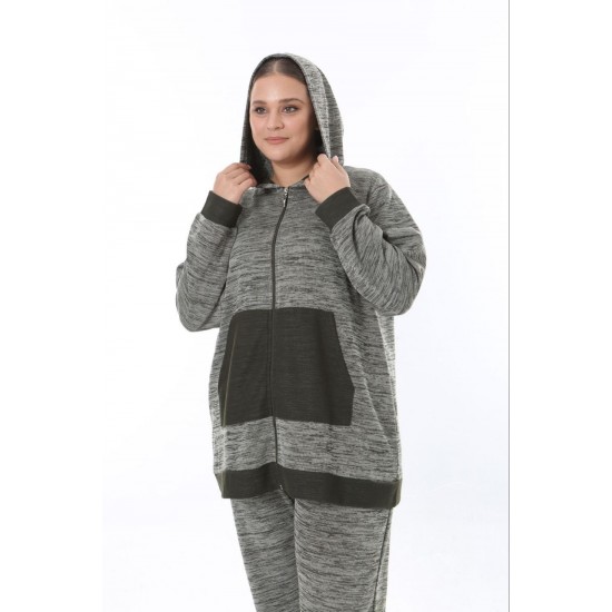 213319 khaki Track suitcase