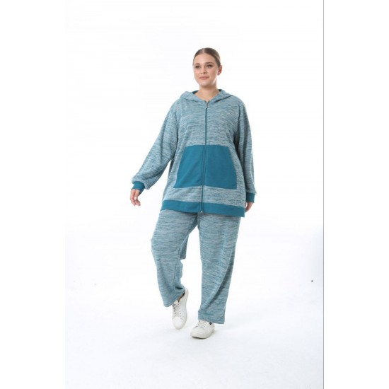 213320 blue Track suitcase