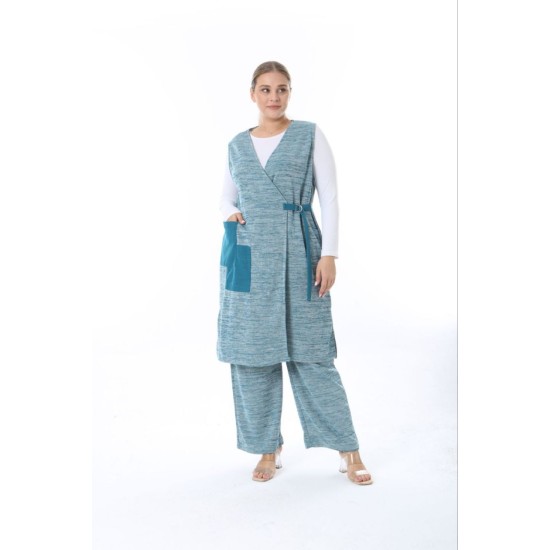 213323 TOPTAN MAVİ PANTOLON TAKIM