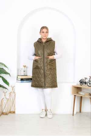 213327 TOPTAN HAKİ YELEK