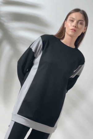 213330 TOPTAN SİYAH EŞOFMAN TAKIM