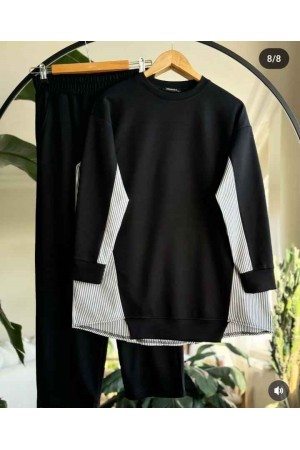 213335 TOPTAN SİYAH EŞOFMAN TAKIM