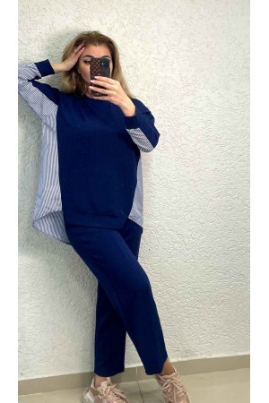 213337 TOPTAN LACİVERT EŞOFMAN TAKIM