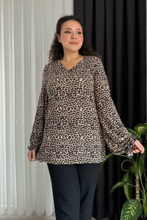 213364 TOPTAN DESENLİ BLUZ