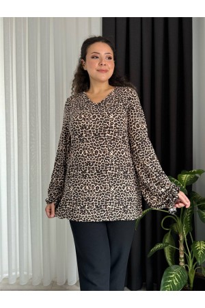 213364 TOPTAN DESENLİ BLUZ