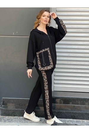 213373 TOPTAN SİYAH EŞOFMAN TAKIM