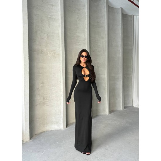 213799 black Evening dress