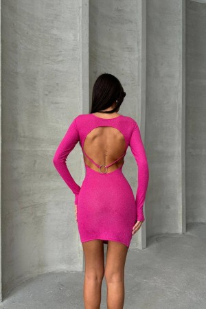 213803 fuchsia DRESS