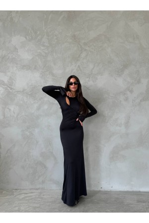 213833 TOPTAN SİYAH ABİYE