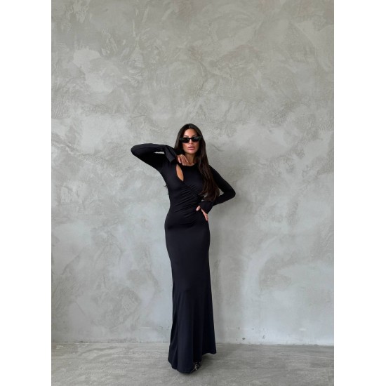 213833 black Evening dress