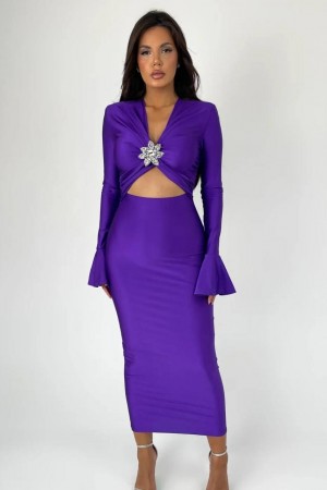 213835 purple DRESS