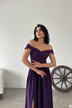 213923 purple Evening dress