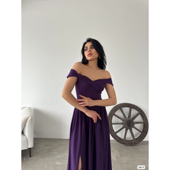 213923 purple Evening dress