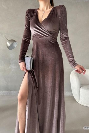 213928 TOPTAN VİZON ELBİSE