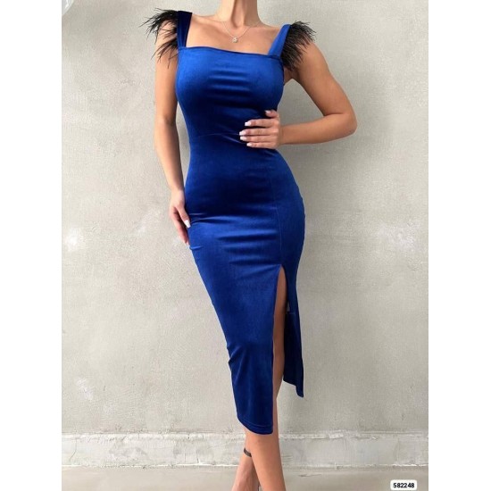213937 blue DRESS