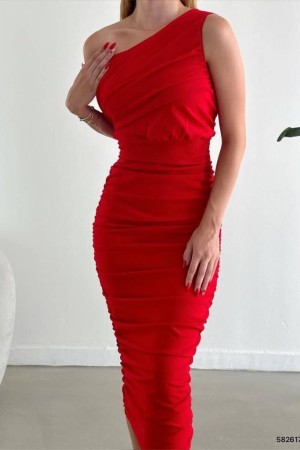 213955 red DRESS