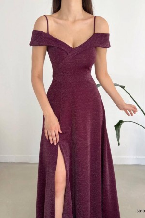 213978 damson Evening dress