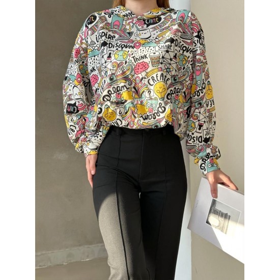 213982 patterned Sweat