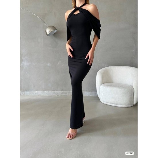 213984 black Evening dress