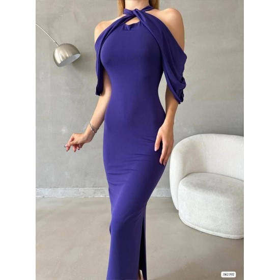 213985 purple Evening dress