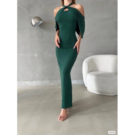 213988 Emerald Green Evening dress