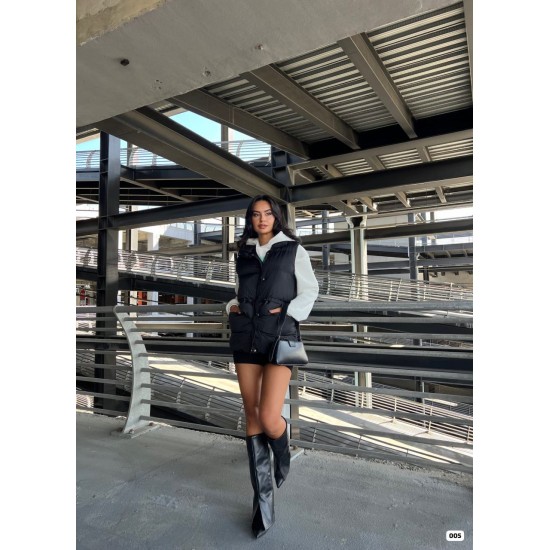 213994 black WAISTCOAT