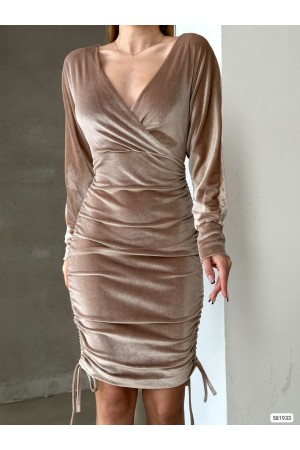 214010 TOPTAN BEJ ELBİSE