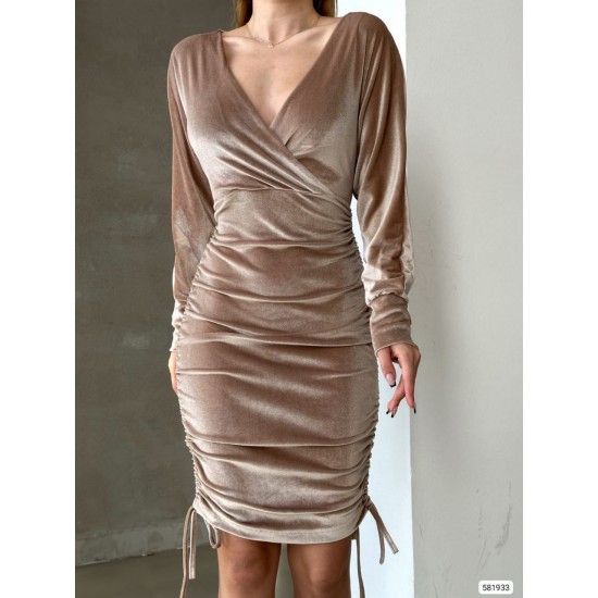 214010 beige DRESS