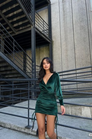 214018 Emerald Green DRESS