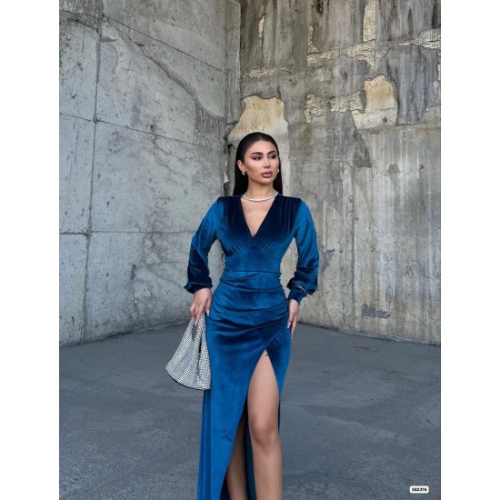 214030 TOPTAN MAVİ ABİYE