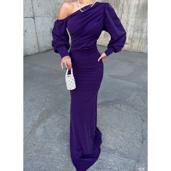214033 purple Evening dress