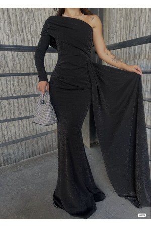 214047 TOPTAN SİYAH ABİYE