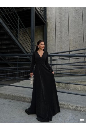 214052 TOPTAN SİYAH ABİYE