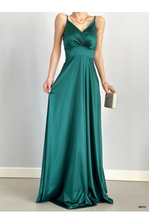 214101 TOPTAN ZÜMRÜT YEŞİL ABİYE