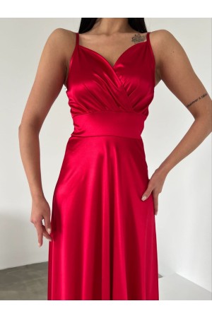 214102 TOPTAN KIRMIZI ABİYE